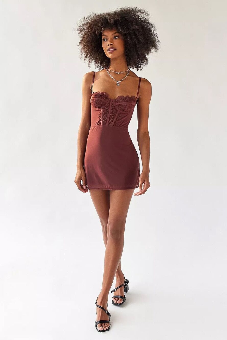 ✨UO Modern Love Bustier Mini Sz Small Dress✨